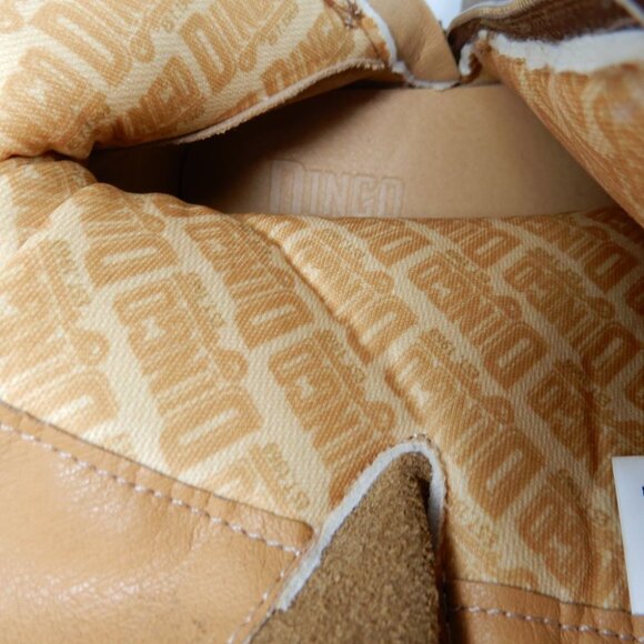 DINGO Anarchy Moto Boots Bootie Size 8.5 Brown Leather Harness Studs NEW - Picture 14 of 15